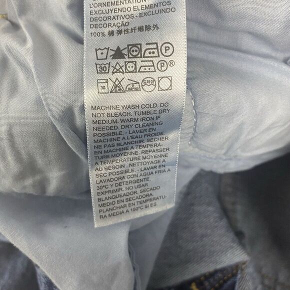 Levis Ribcage Straight Ankle Jeans Womens Size 20W Blue Pockets Denim Pants - Picture 14 of 15